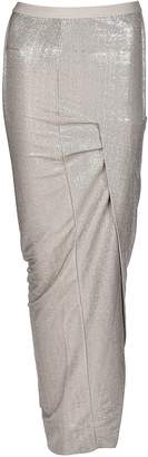 Rick Owens Lilies Wrap Front Long Skirt