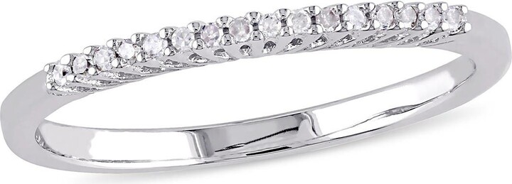 DELMAR Diamond Wedding Band Ring