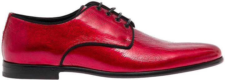 DOLCE & GABBANA Kangaroo Leather Formal Derby Shoes PORTOFINO Beige 05081 