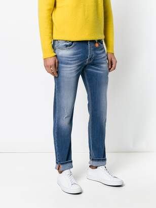 Manuel Ritz faded slim-fit jeans