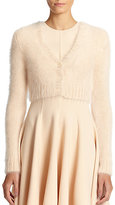 Thumbnail for your product : Michael Kors Cropped Angora Cardigan