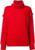 Thumbnail for your product : Maison Flaneur buttoned sleeve jumper