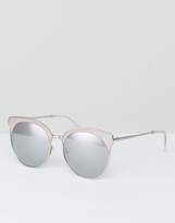 Thumbnail for your product : Quay Mia Bella Retro Sunglasses In Pink