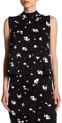Vince Camuto Printed Sleeveless Blouse