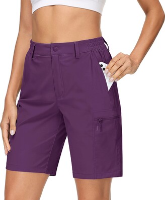 TACVASEN Women's Lightweight Stretch Shorts Quick Dry UPF 50+ Shorts for  Hiking - ShopStyle