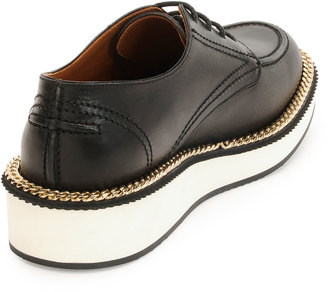 Givenchy Perig Platform Derby Shoe, Black