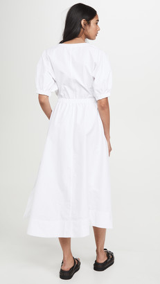 3.1 Phillip Lim Utility Belted Dress with Gathered Sleeves