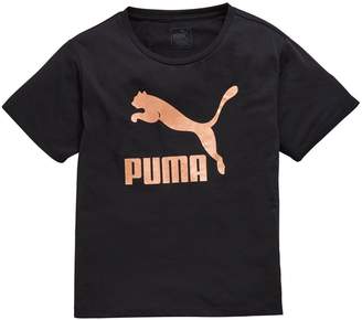 Puma Older Girls Evo Graphic Tee