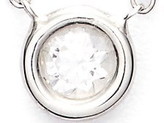 Thumbnail for your product : Bony Levy Small Diamond Solitaire Pendant Necklace
