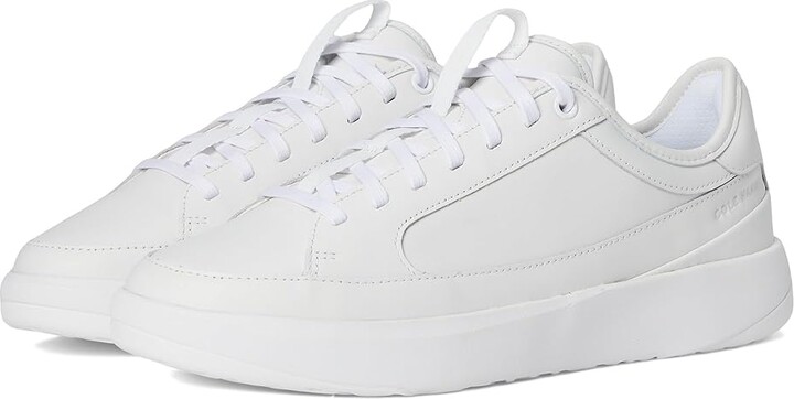 Cole Haan Grandpro All Day Court Leather Sneakers Women's Snow Shoes Optic White/Optic White : 9.5 B - Medium