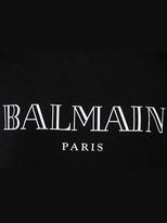 Thumbnail for your product : Balmain Logo Cotton Jersey Sleeveless Top