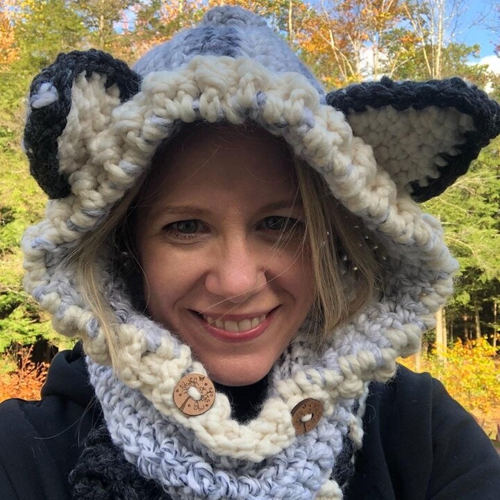 Etsy Wolf Hooded Cowl/Crochet