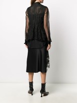 Thumbnail for your product : Marc Le Bihan Sleeeveless Lace Jacket