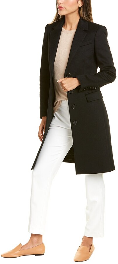 Black Cashmere Coat Women | Shop the world's largest collection of fashion  | ShopStyle