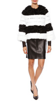 Thumbnail for your product : Jocelyn Striped Fur Jacket