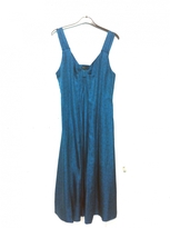 Thumbnail for your product : Marc Jacobs Petroleum Blue Silk Cocktail Dress