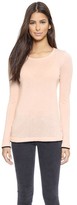 Thumbnail for your product : Enza Costa Slim Crew Neck Sweater