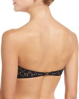 Thumbnail for your product : Marysia Swim Antibes Scalloped Lace Bandeau Swim Top, Black