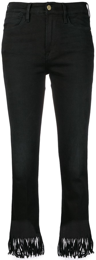 fringe edge jeans