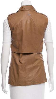 Gucci Leather Cargo Vest