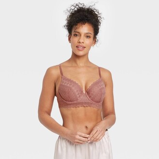 Women's Lace Longline Semi Demi Bra - Auden™ - ShopStyle