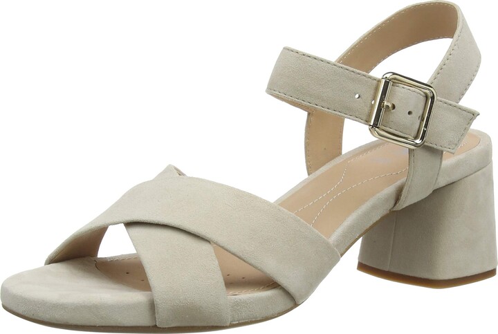 taupe sandals low heel
