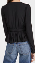 Thumbnail for your product : Rebecca Taylor V Neck jersey Top