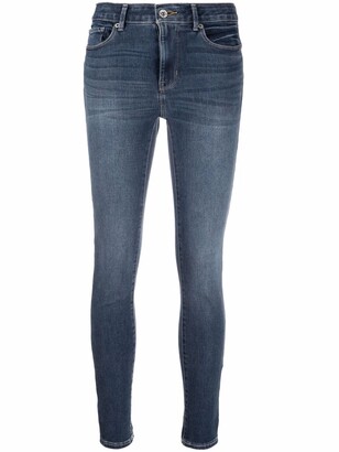 DKNY Cropped Skinny-Fit Jeans
