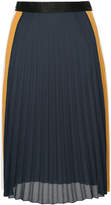 Thumbnail for your product : GUILD PRIME colour-block pleated skirt