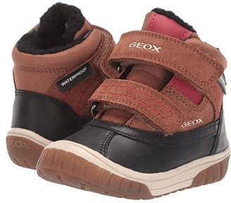 Geox Kids Omar Waterproof 2 (Toddler) (Brown/Red) Boys Shoes