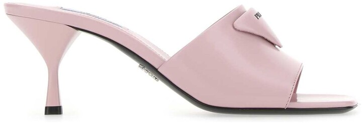 prada pink mules