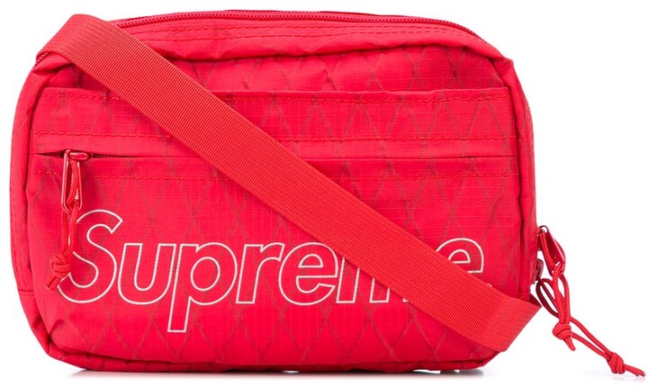 Supreme Red Shoulder Bags