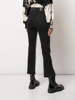 Proenza Schouler White Label PSWL colour-block cropped jeans
