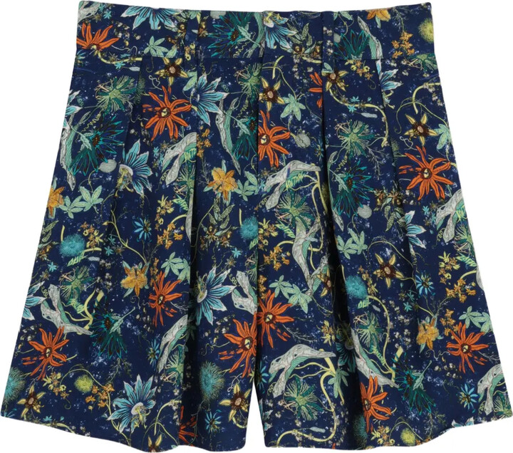 Zadig & Voltaire Kids Floral-Print Shorts