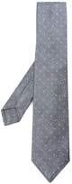 Thumbnail for your product : Kiton polka dot embroidered tie