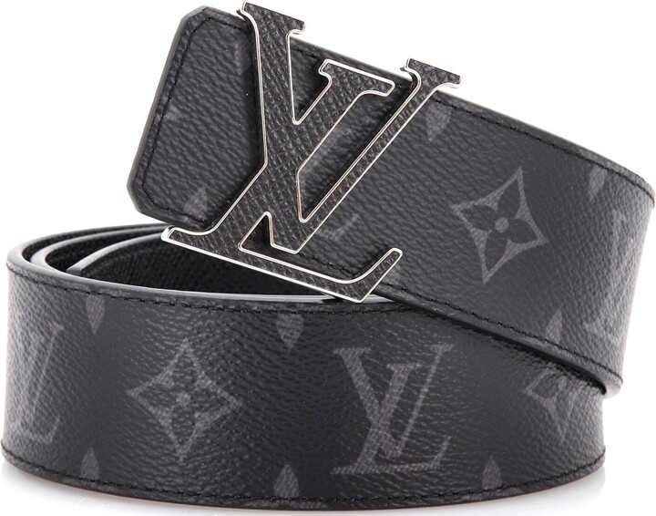 Louis Vuitton Initiales Belt Leather Wide 85 - ShopStyle