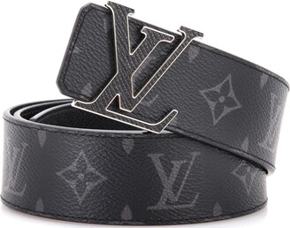 Louis Vuitton, Accessories, Louis Vuitton Lv Initiales Reversible Belt  Monogram Taigarama Wide 95 Blue