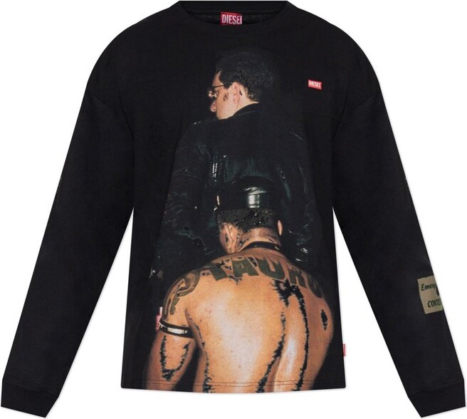 Diesel X Tom Of Finland Foundation Pr-T-Boxt-Ls-Tom25-1 Long Sleeved T-Shirt
