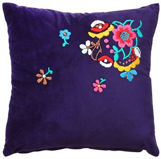 My Friend Paco Lola Hand Embroidered Pillow