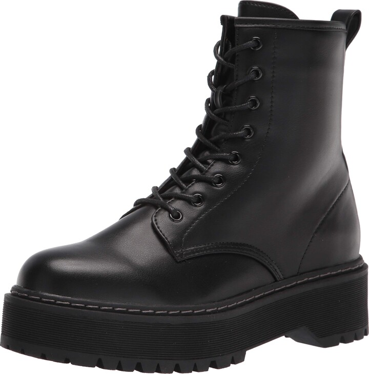Steve Madden Womens Avenger Multi Combat Boots Shoes 8 Medium BHFO 3936 B,M