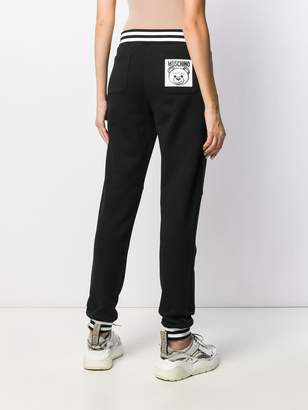 Moschino contrast trim track trousers