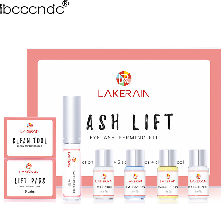 ibcccndc New Lash Lift Kit Long Lasting Eyelash Lifting Perming Lotion Fixation Glue Curly Lasher Beauty Salon Home Use Pro Kit