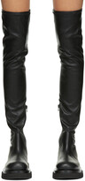 Thumbnail for your product : Bottega Veneta Black Tall Combat Boots
