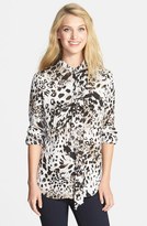 Thumbnail for your product : Vince Camuto 'Animal Fresco' Ruffle Center Tiered Blouse