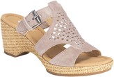 Thumbnail for your product : Gabor Sandy Suede Cut-Out Sandals