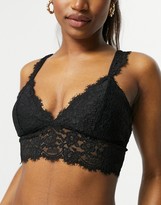 Thumbnail for your product : aerie lace bralette with removable padding in black
