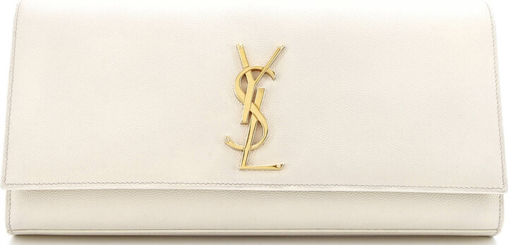 Saint Laurent Classic Monogram Clutch Leather Long