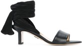 Thumbnail for your product : Paul Andrew Pleated Lace Up Strap Sandals