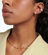 Thumbnail for your product : Melissa Kaye Lola 18kt gold ear cuff with diamonds