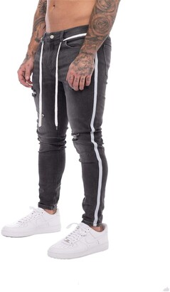 Mens Ripped Super Skinny Jeans Shop The World S Largest Collection Of Fashion Shopstyle